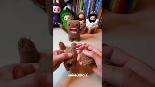 I made Domo kun as a Christmas gift to my niece (2025 Dec).#domo #amigurumi #crochet
