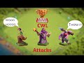CWL Attacks (Round 4) | Live #Base visit - #CWL #coc #ClashOfClans