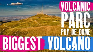 Biggest Volcano France | 4K Puy de Dome 2021 | Drone View Volcanic Parc