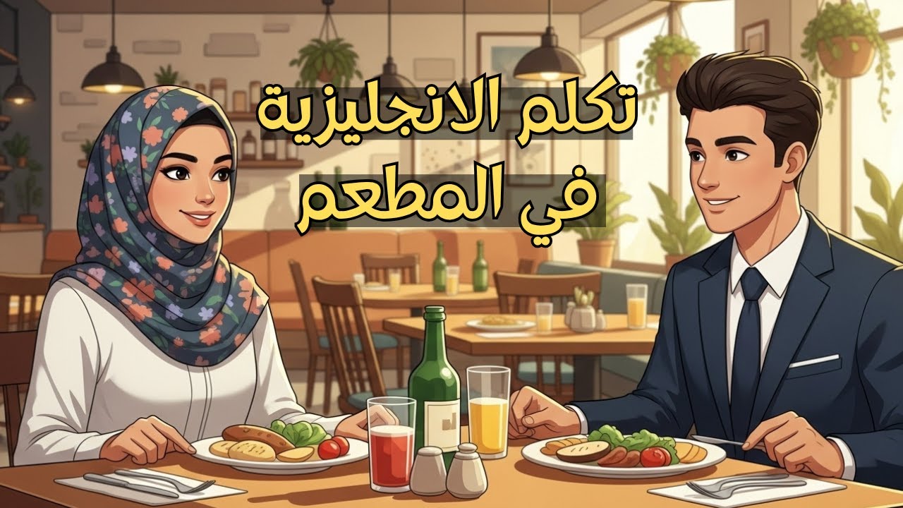 تحدث بالإنجليزية في المطعم مثل المحترفين 🍔 - بودكاست تعلم الانجليزية