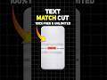 Text Match Cut in 1 Click—Free, Fast, Unlimited!