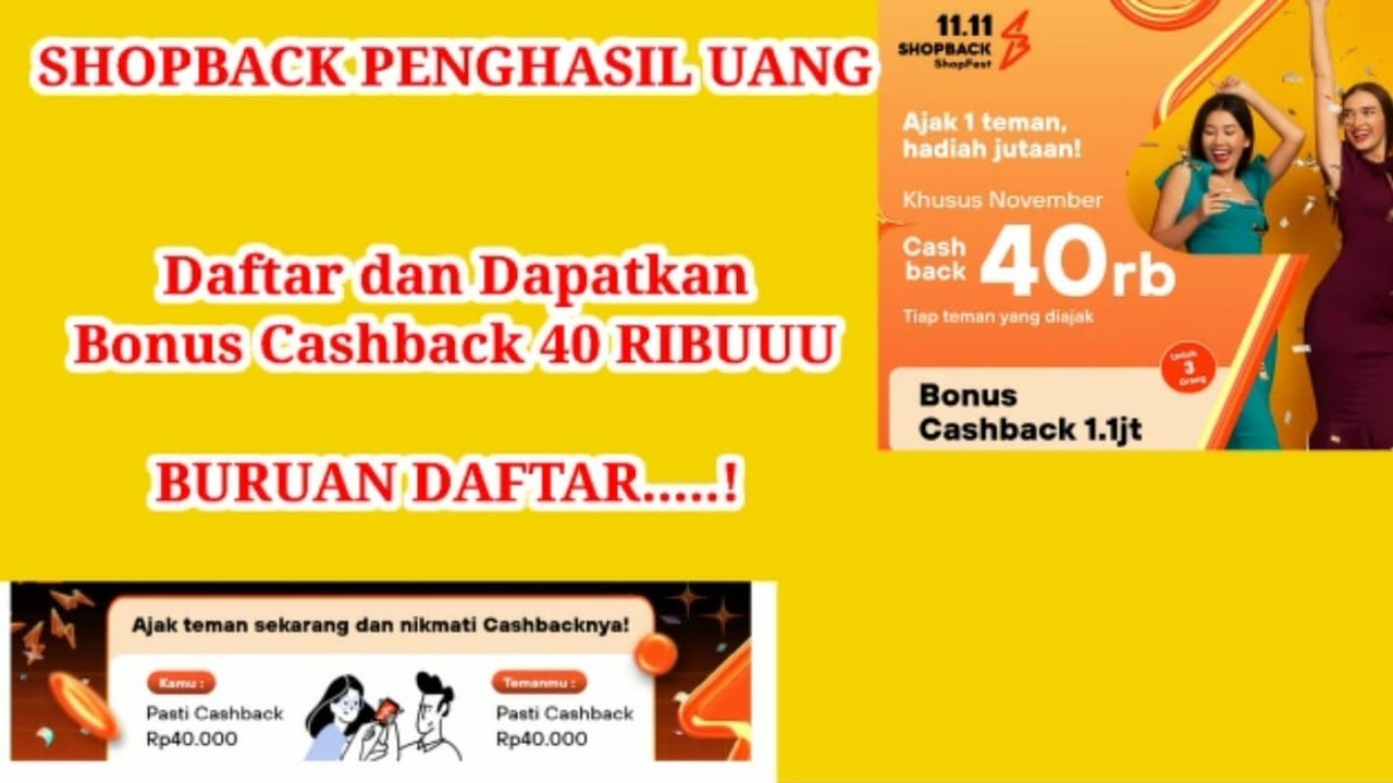 shopback penghasil uang ll cara belanja dan mendapatkan cashback dari aplikasi shopback