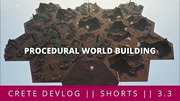 Short CRETE Devlog || 3.3 || Procedural Worlds || Hexagrid, Day/Night cycle, Dynamic Weather.