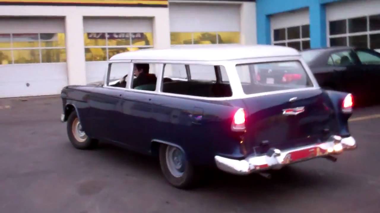 MCKEE 55 CHEVY 1ST RUN AND DRIVE YouTube
