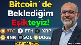 Bitcoinde Kritik Eşikteyiz 26 Aralık 2025