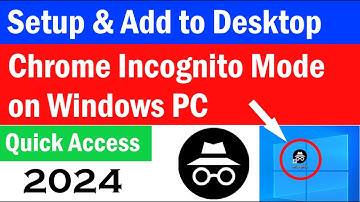 How to Set Up Chrome Incognito Mode Shortcut on Windows PC | create shortcut for incognito chrome