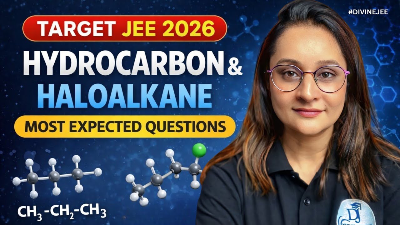 SN1 vs. SN2—Most Important Questions | JEE 2026 Complete Revision 🔥 | By RJ Ma’am