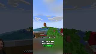 Minecraft Villager Trading Magic #shorts