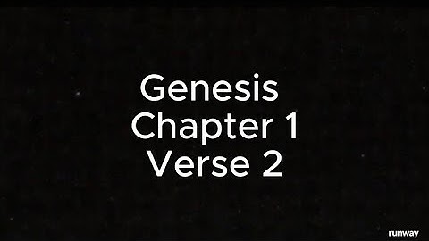 The Visualized Word: Genesis 1:2 KJV - Earth Without form & Spirit Moves