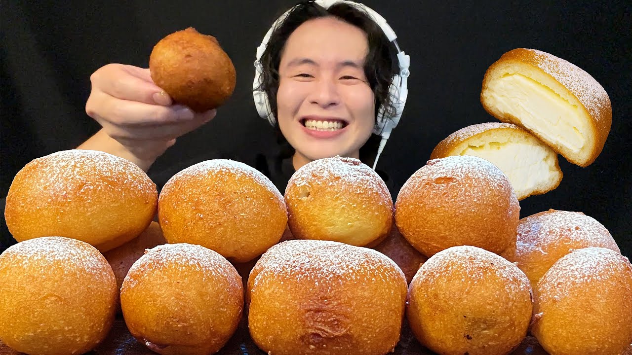 【ASMR】久々にバター揚げてます。【咀嚼音/mukbang/Eating Sounds】