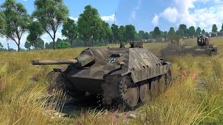 War Thunder: Jagdpanzer 38(t) Hetzer German Tank Destroyer Gameplay [1440p 60FPS]