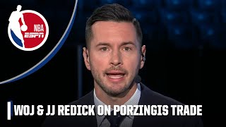JJ Redick likes Porzingis-Celtics A LOT 😮 'Tatum & Brown can play 2-man game!' | NBA Draft Preview
