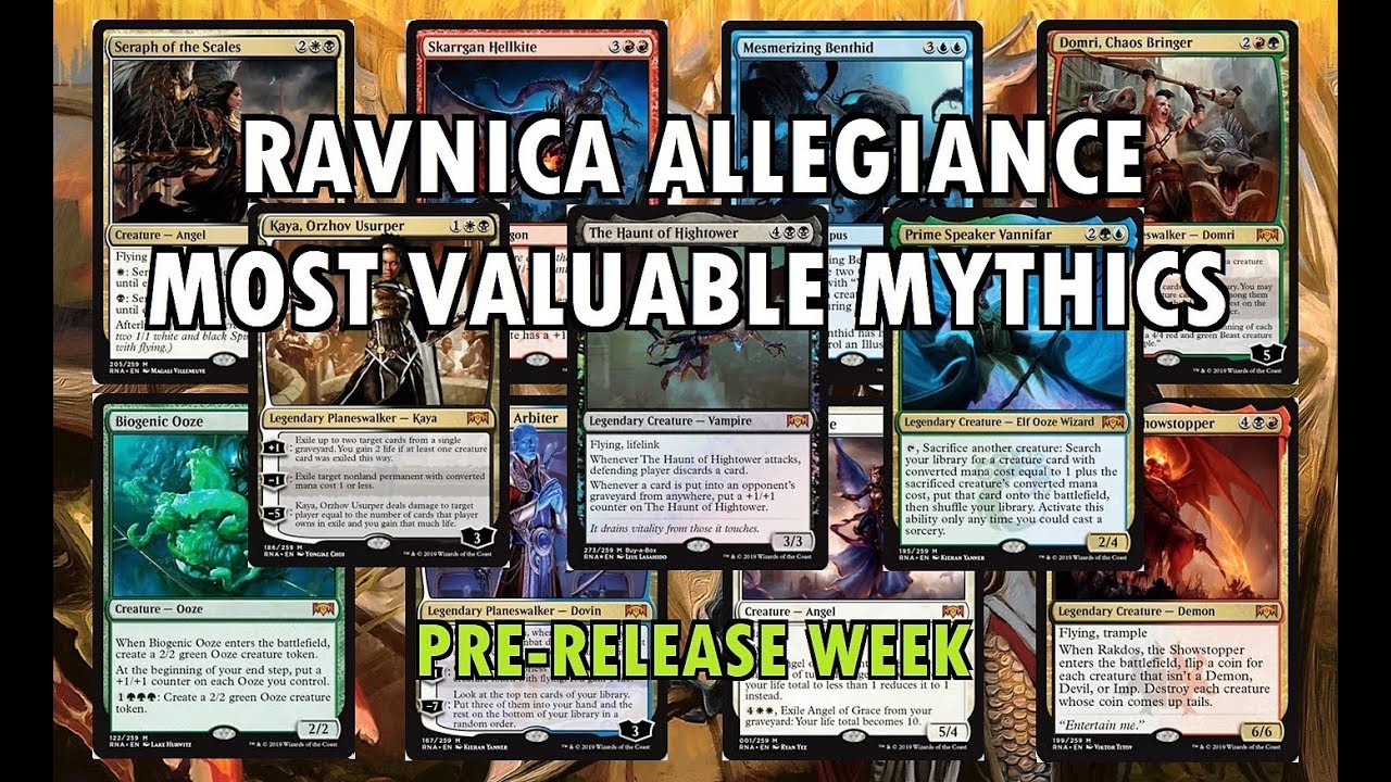 mtg ravnica allegiance most expensive cards MTG / Ravnica Allegiance