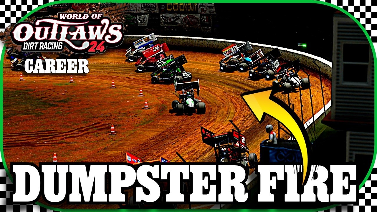 Millbridge was a dumpsterfire World of Outlaws dirt racing 24 410 sprints career mode