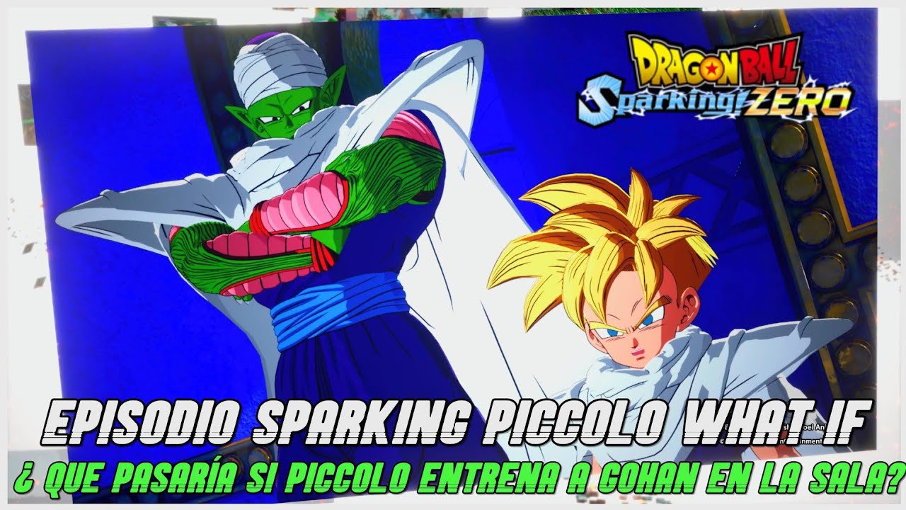 DRAGON BALL SPARKING!ZERO, What if de PICCOLO que entrena a Gohan en la sala del tiempo YouTube
