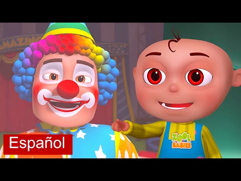 Funny Babies Visiting a Circus and More | Nursery Rhymes for Kids | Spanish Videogyan Rhymes