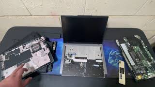 Lenovo Thinkapd T14 Gen 5 internals compared to a T25 and P14s Gen 2