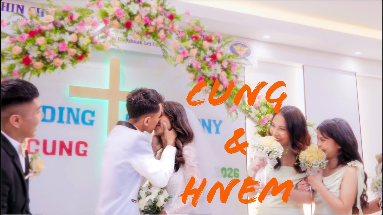 Christian Wedding Ceremony of Cung and Hnem