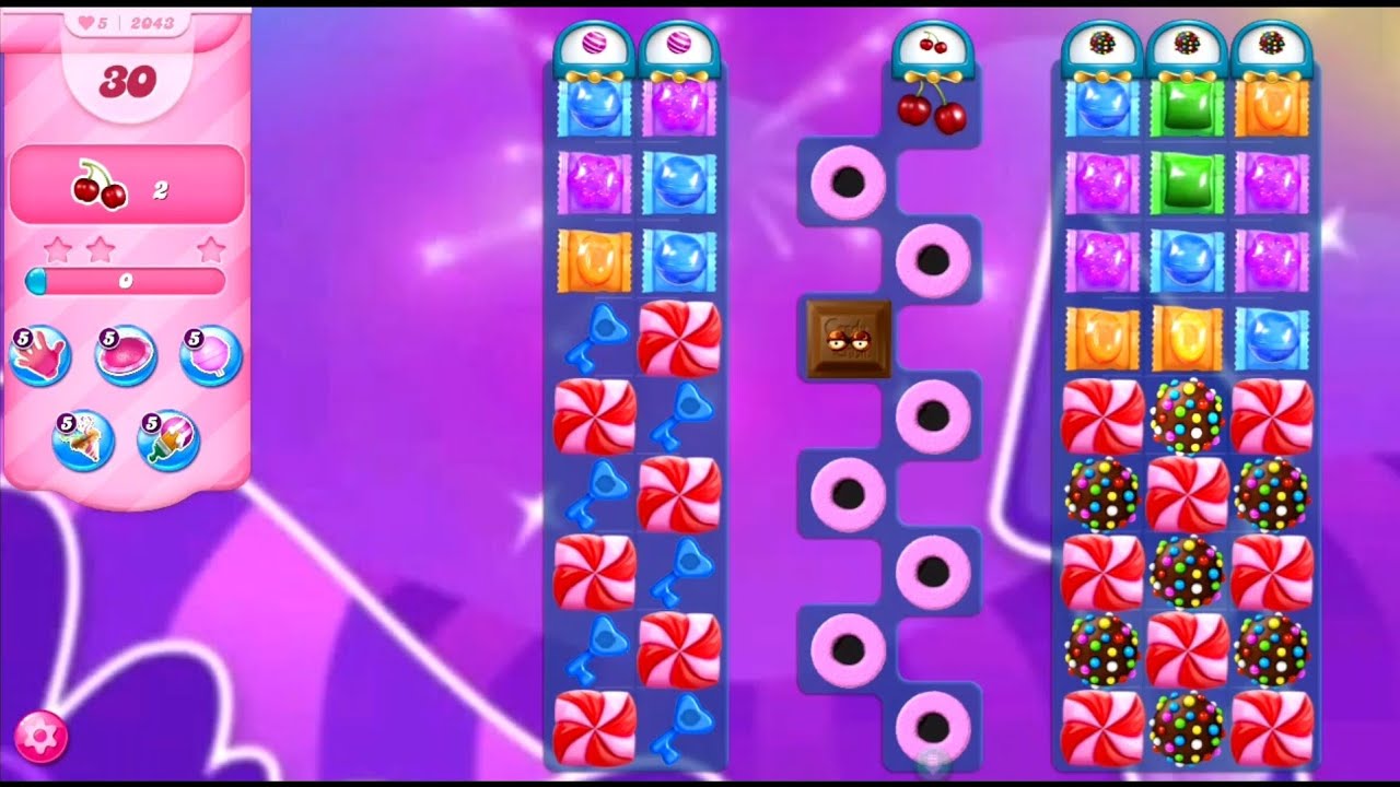 Candy crush saga level 2043 Candy crush saga new update Candy crush