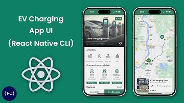 EV Charging App UI in React Native CLI | Electric Vehicle Charging Station App | Android | iOS