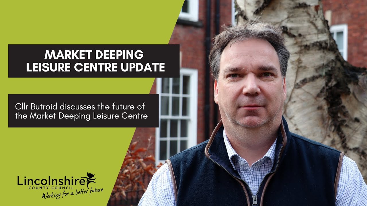 Butrod Cllr Butroid on the future of Market Deeping Leisure Centre - YouTube