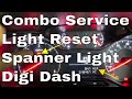 Vauxhall Combo Service Light Reset Spanner Warning Light 2019 2020 Berlingo Partner