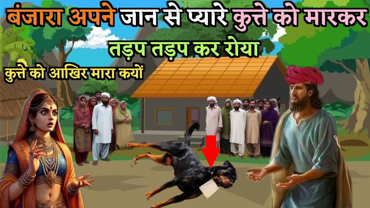 Banjara Apne Jaan Se Pyare Kutte Ko Mar kar Itna Kyon Roya | Islamic Video | Hindi Kahani
