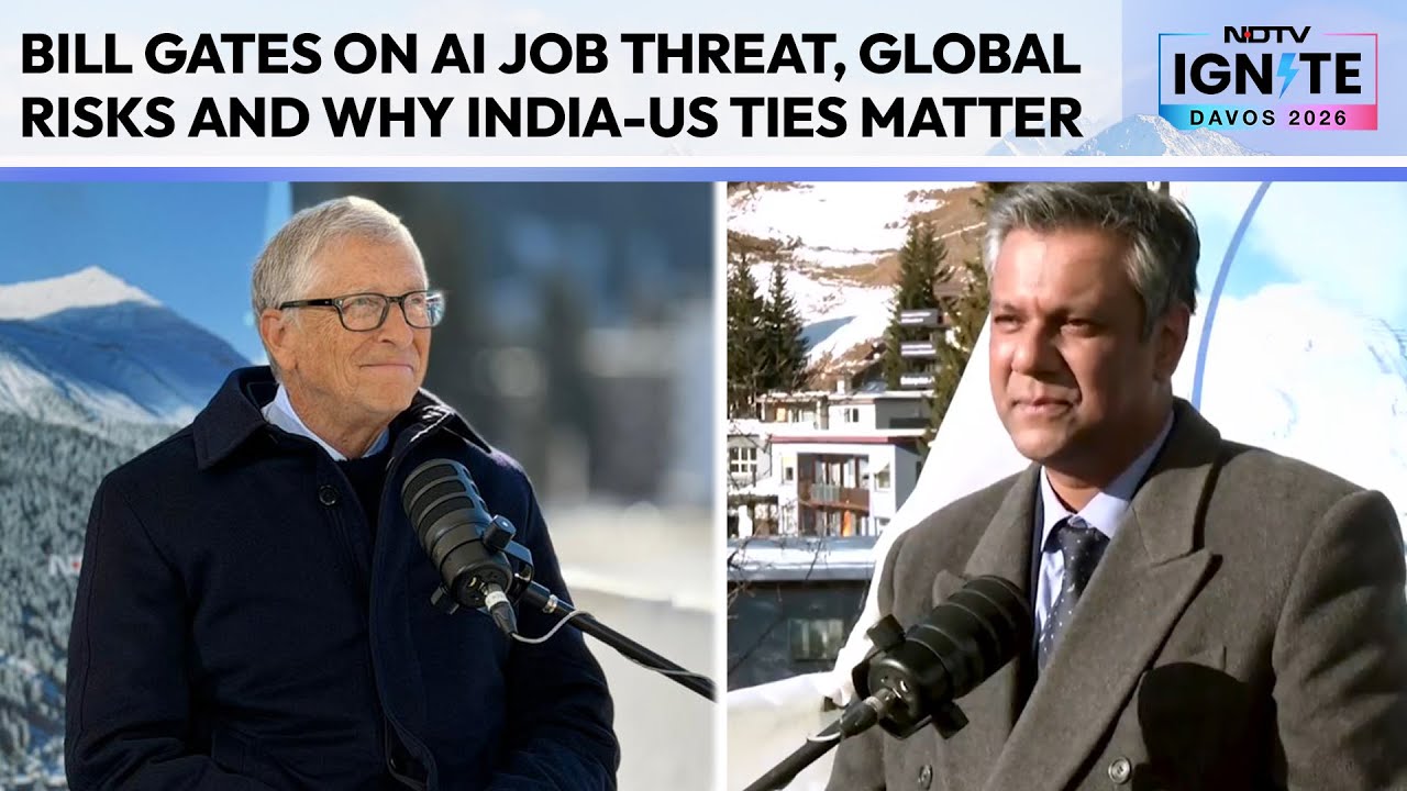 Bill Gates On AI Job Threat, Global Risks And Why India-US Ties Matter