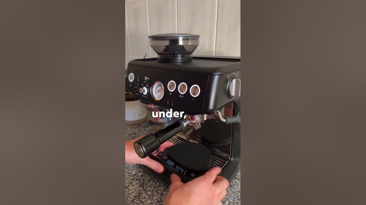 Breville Barista Express How to use a scale shorts YouTube
