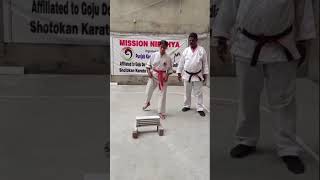 Breaking #karate #martialarts #missionnirbhaya #punjabkaratefederation #selfdefence #breaking