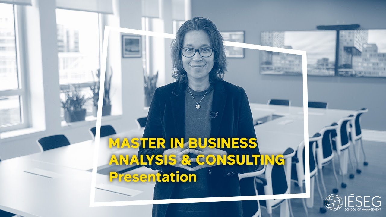 Master in Business Analysis & Consulting | Presentation - YouTube