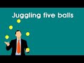 Short Story: Juggling five balls (work life balance by Brian G. Dyson)