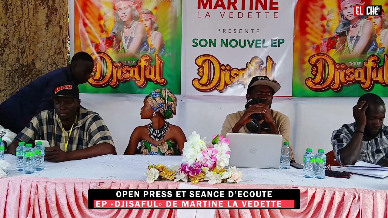 SÉANCE D'ÉCOUTE DU PROJET EP DJISAFUL DE MARTINE LA VEDETTE À EBINKINE.