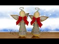 Dos hermosos Ángeles, Navidad2025, Adornos Navideños, Decoraciones navideñas, Diy