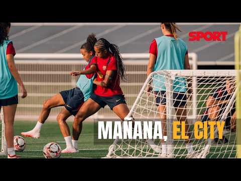 🔥 Último entreno del BARÇA FEMENÍ antes del partidazo ante el Manchester City