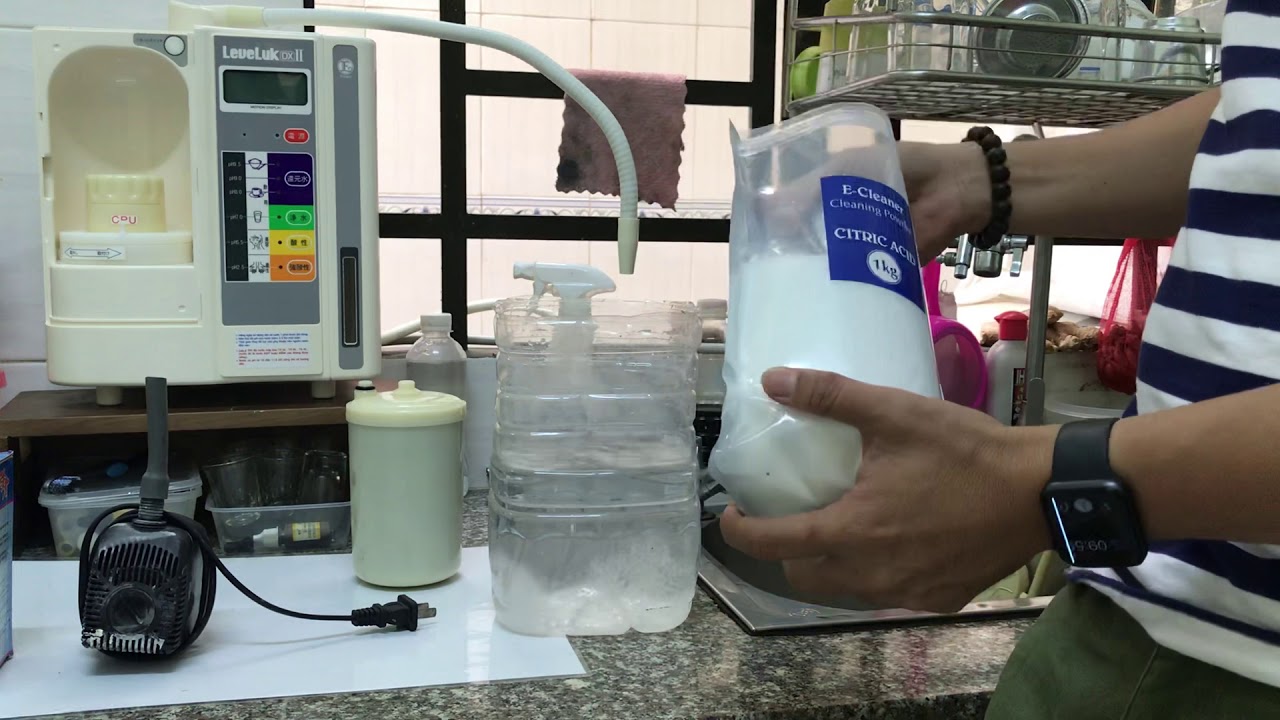 Hướng dẫn deep clean máy lọc nước kangen Leveluk jr, kr2, dx, dx2 ...