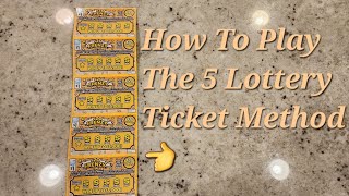 The 5 Lottery Scratch Off Ticket Method to Improve Odds of Winning 💸#scratchoffs #lottery  #howto