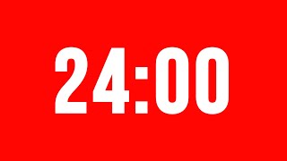 24 Minute Timer With Alarm Without Music