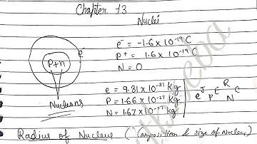 Class 12th Physics Chapter 13 Nuclei Notes| Handwritten Notes| pdf| Boards| CBSE|  StudyMaterial ✨. 