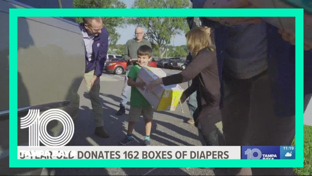 Local nonprofit gets donation of more than 160 boxes of diapers thanks