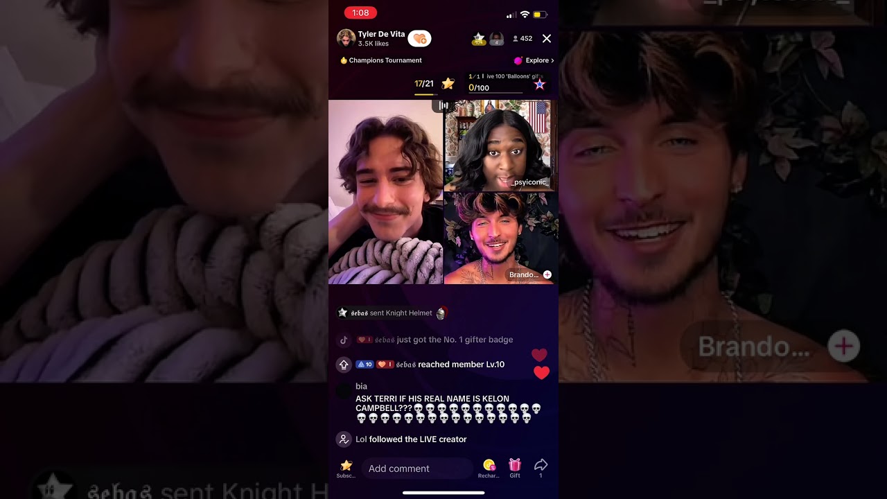 Tyler, Terri, Topher, Johnny, Victoria, and Jeorgia TikTok Live | July 4, 2023