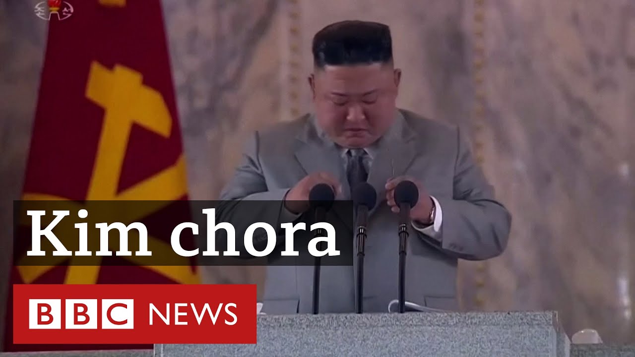 Kim Jong-un chora durante discurso na Coreia do Norte