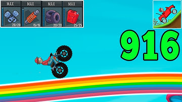 Hill Climb Racing - MINIBIKE in RAINBOW - Gameplay Walkthrough Part 916 (Android,iOS)