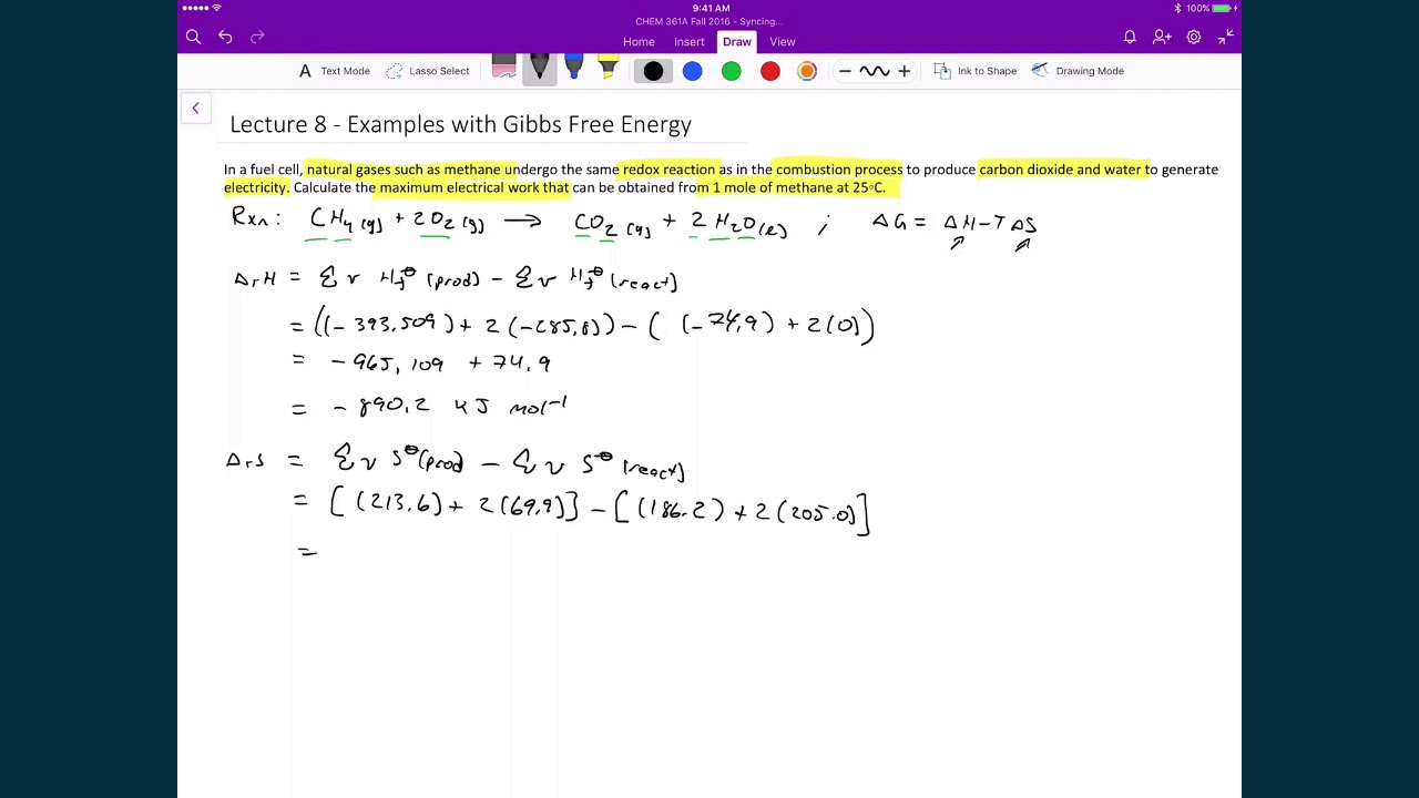 Lecture 8 (2 of 7) - The Gibbs Free Energy - YouTube