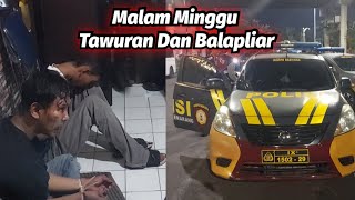 Balapliar dan Tawuran terjadi saat malam minggu di Kota Semarang