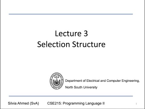 3 7 Selection conditional operator and printf