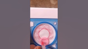 How to use spirograph ruler?#art #spirograph #shorts #short #drawing