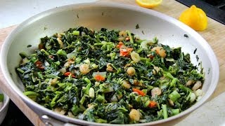 Jamaican Callaloo With Shrimp Recipe.