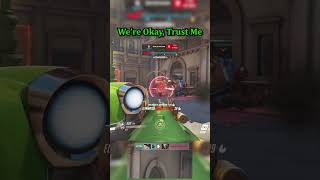 We're Okay, Trust Me #shorts #overwatch #ashe