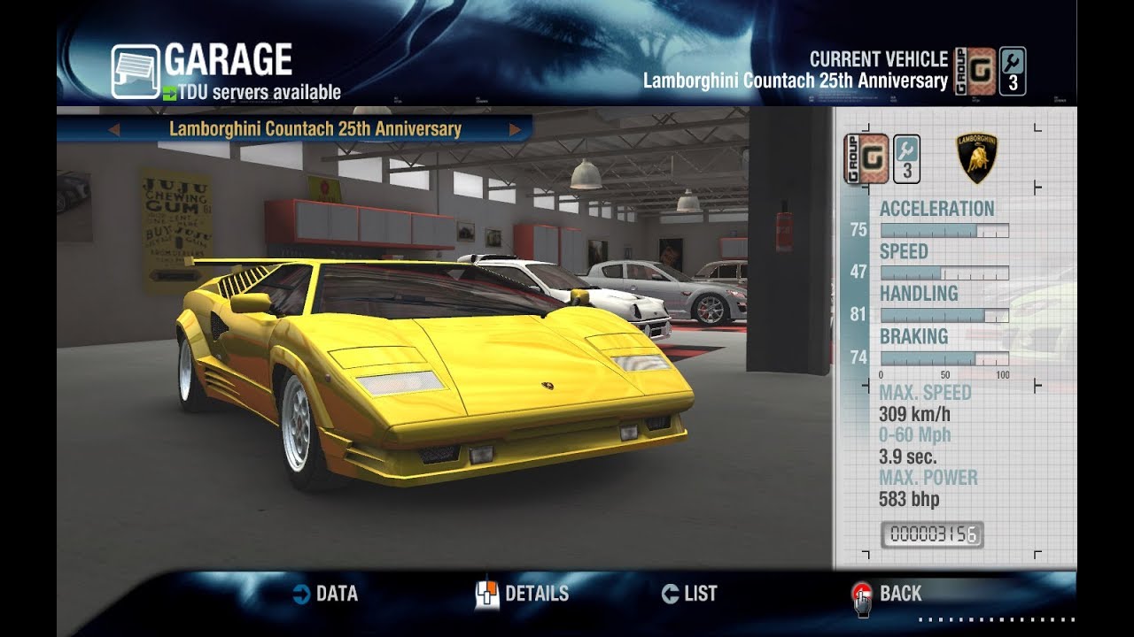 Csr 2 настройки lamborghini countach